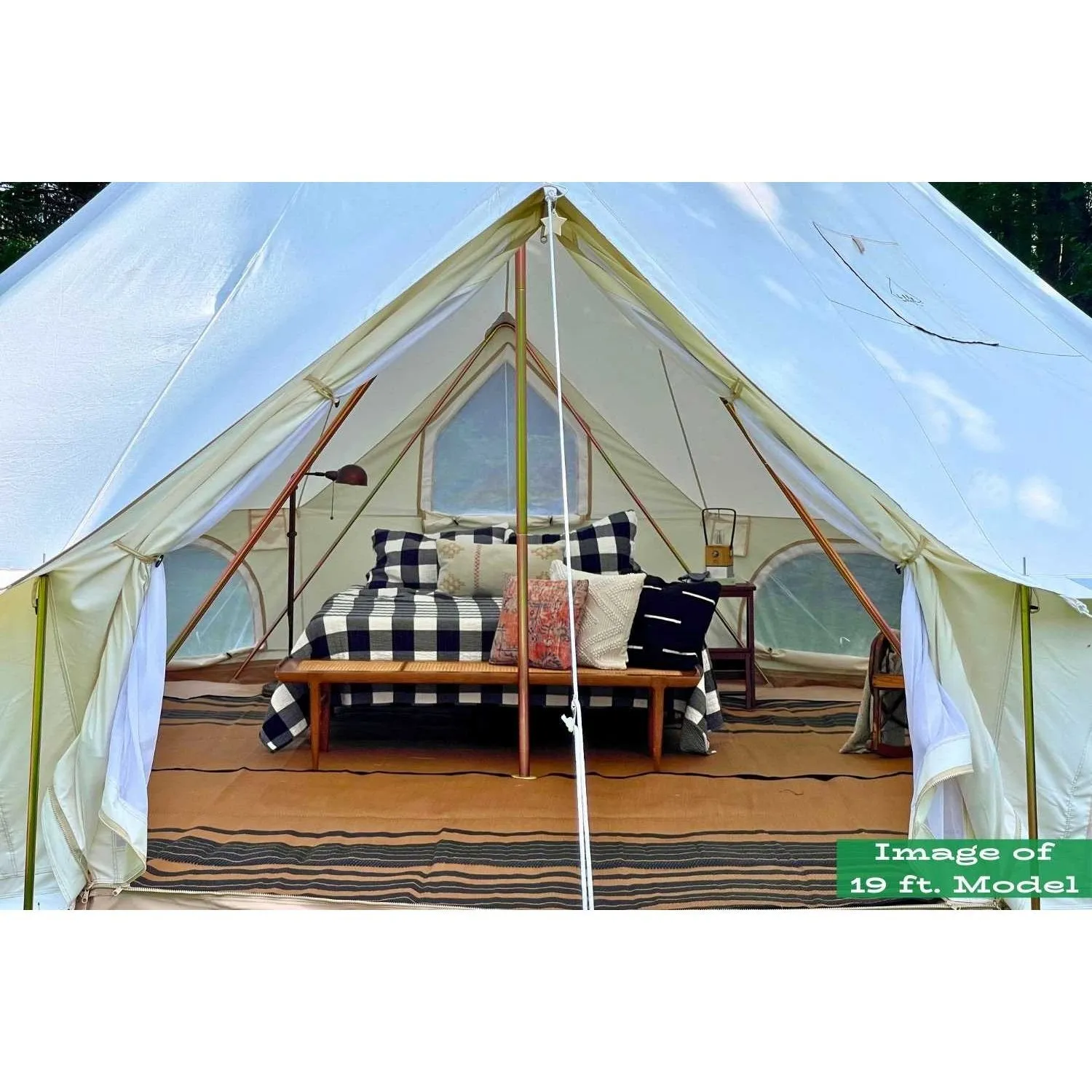 16' (5M) Zephyr™ Tent Cabin | Canvas Bell Tent