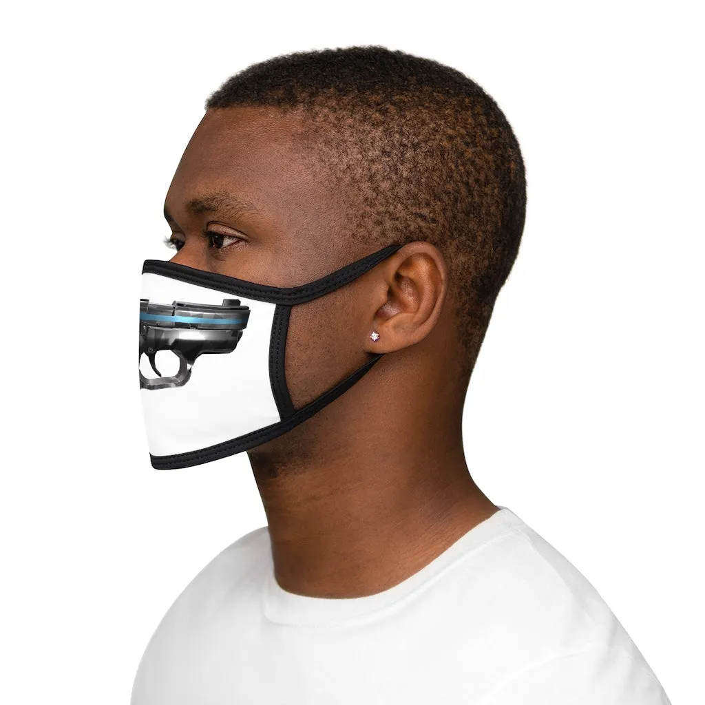 22 Calibur Mixed-Fabric Face Mask