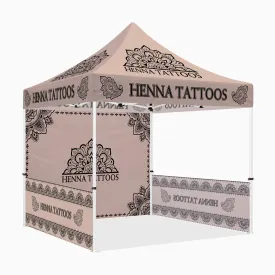 ABLEM8CANOPY Henna Tattoos 10x10 Portable Canopies Tent