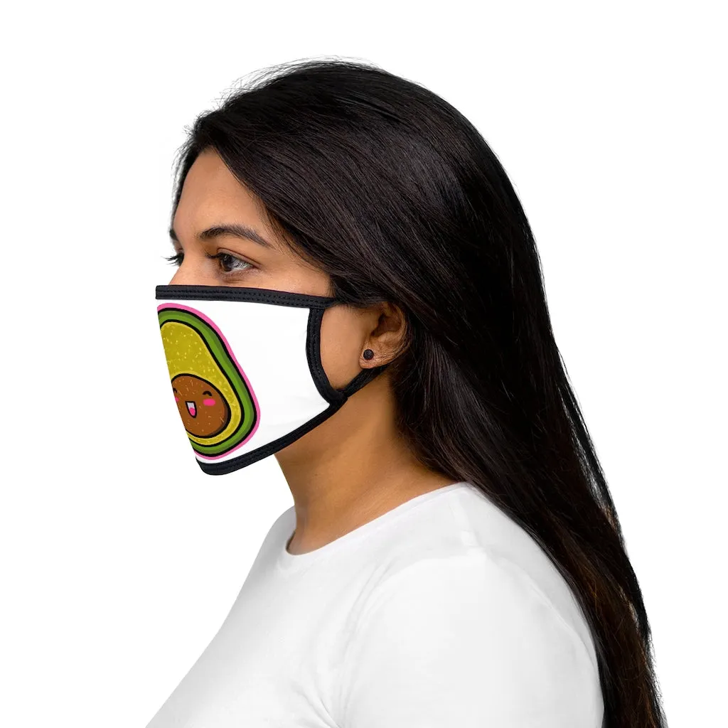 Avocado Mixed-Fabric Face Mask