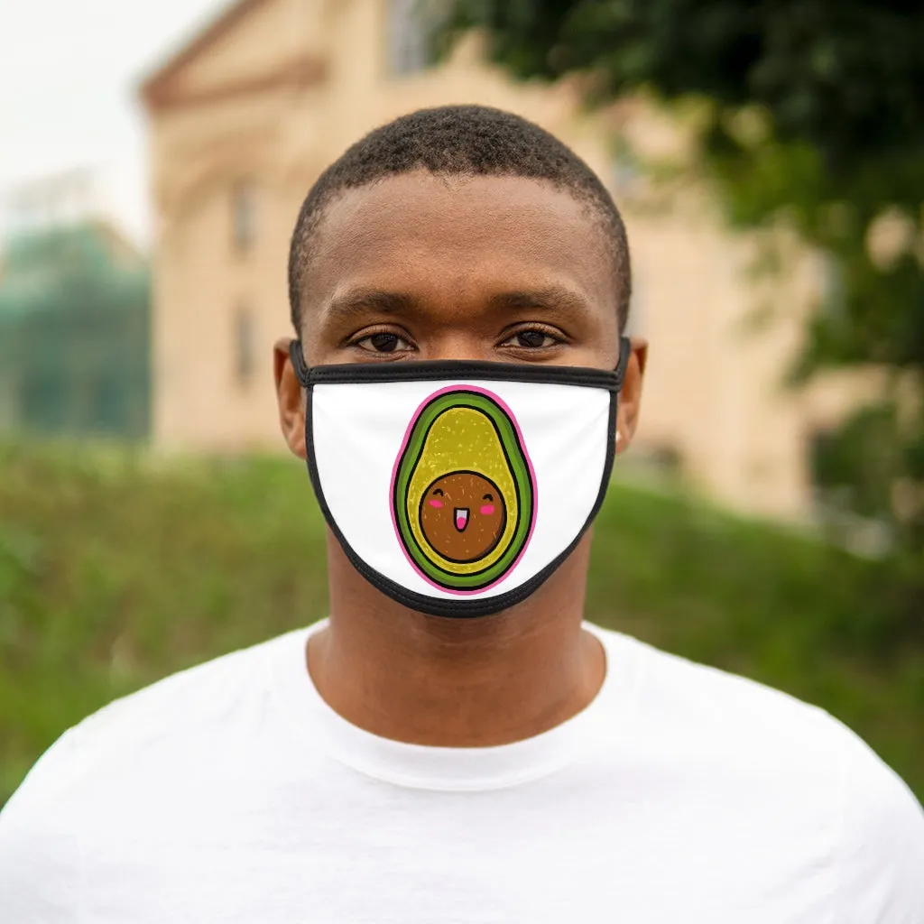 Avocado Mixed-Fabric Face Mask