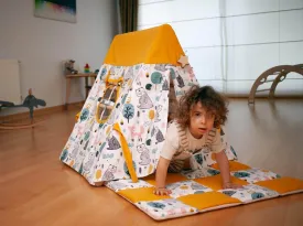 Climbing Triangle with Tent Cover, Mat, Ramp