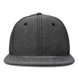 Dalix Flat Bill Chambray Hat