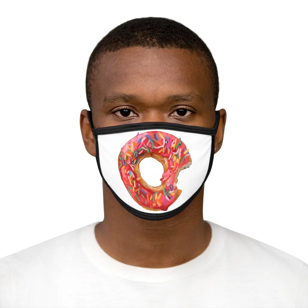 Donut Mixed-Fabric Face Mask