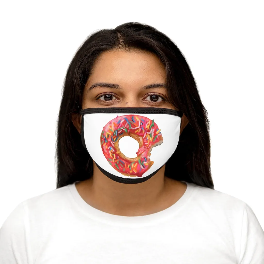 Donut Mixed-Fabric Face Mask