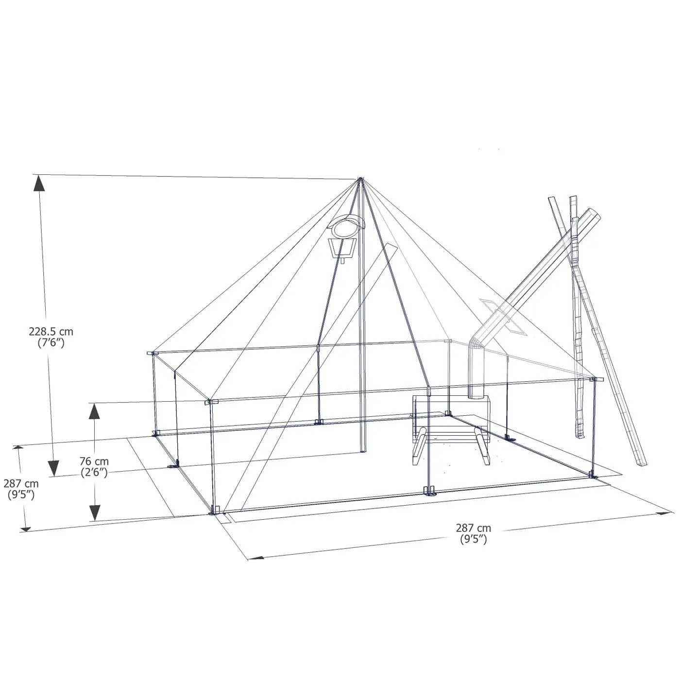 Esker Classic 2 10x10 Winter Hot Tent