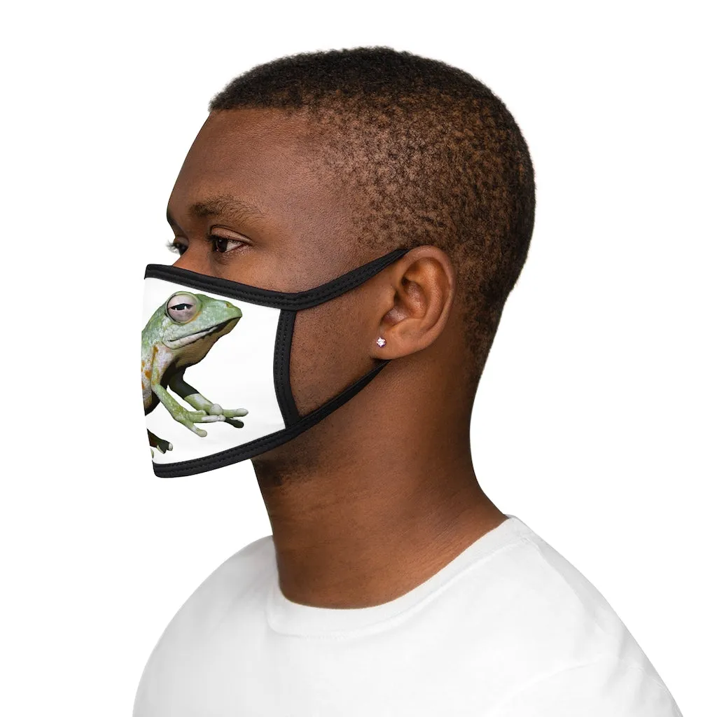 Frog Mixed-Fabric Face Mask