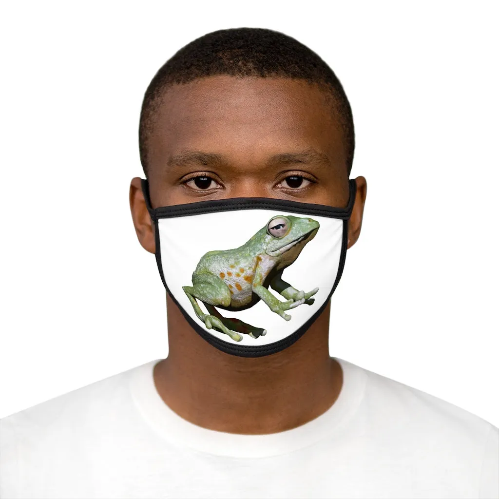 Frog Mixed-Fabric Face Mask