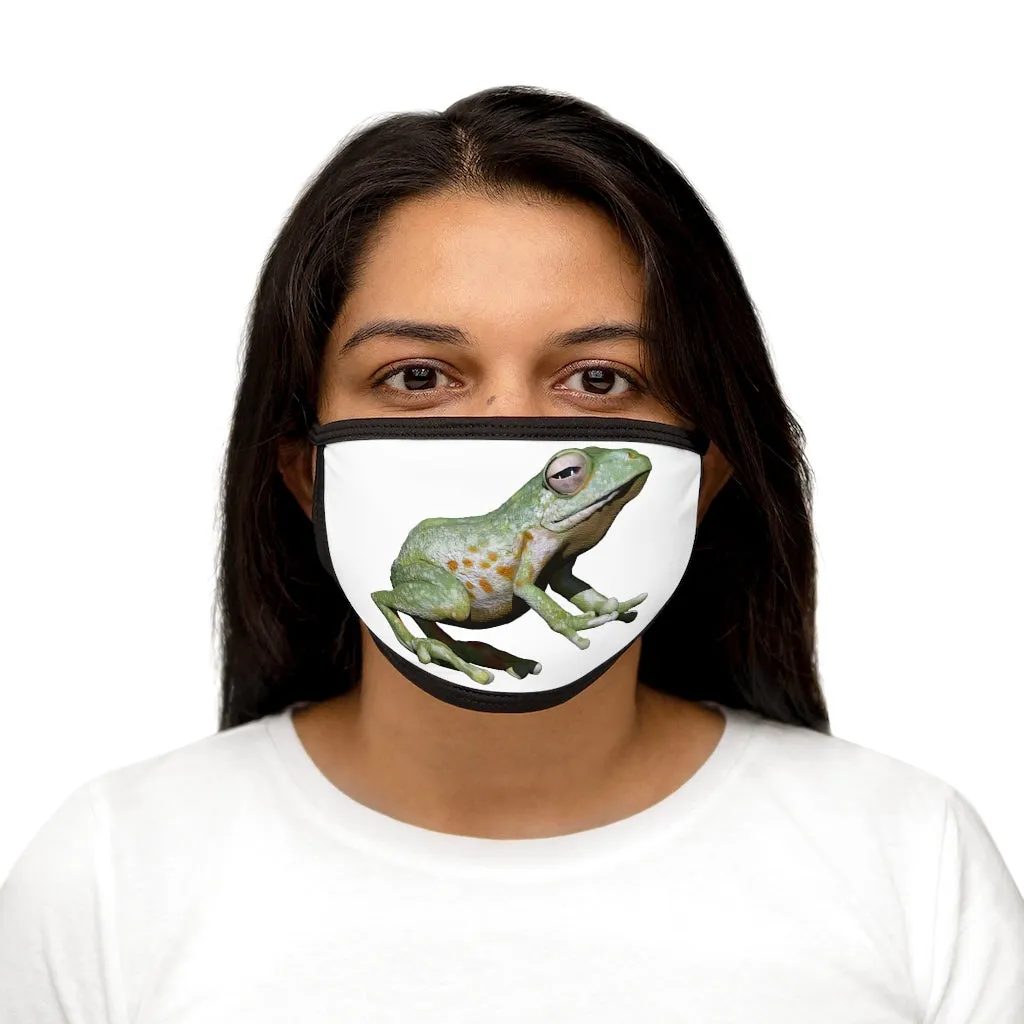 Frog Mixed-Fabric Face Mask