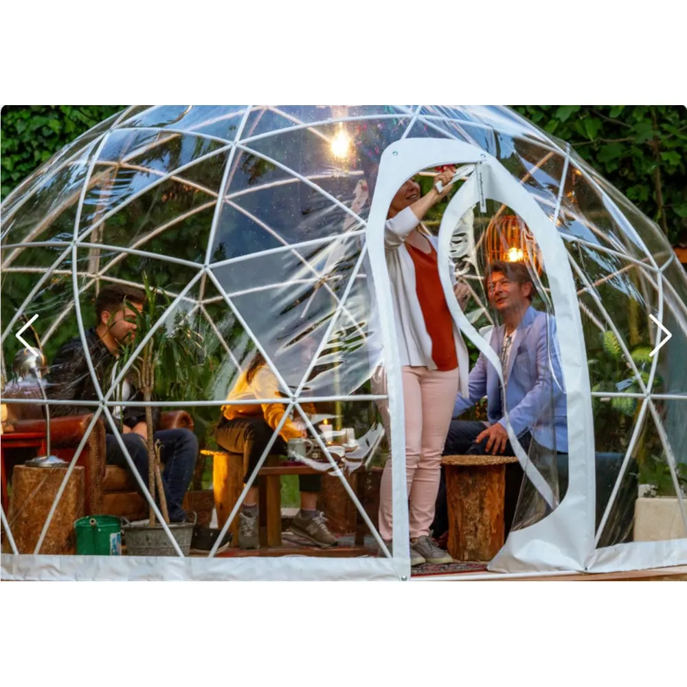 Garden Igloo | Dome, PVC, 11'9"W, 7'2"H Frame Only - Outdoor Dining, Play Area for Children, Stylish Conservatory, Greenhouse, Gazebo