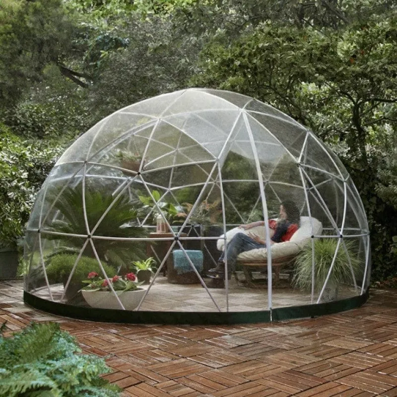 Garden Igloo | Dome, PVC, 11'9"W, 7'2"H Frame Only - Outdoor Dining, Play Area for Children, Stylish Conservatory, Greenhouse, Gazebo