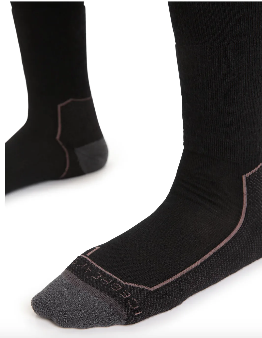 Icebreaker Wmns Hike  Medium Crew Sock Black/Monsoon