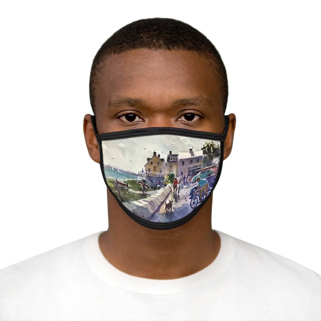 'Joppa Park' Mixed-Fabric Face Mask