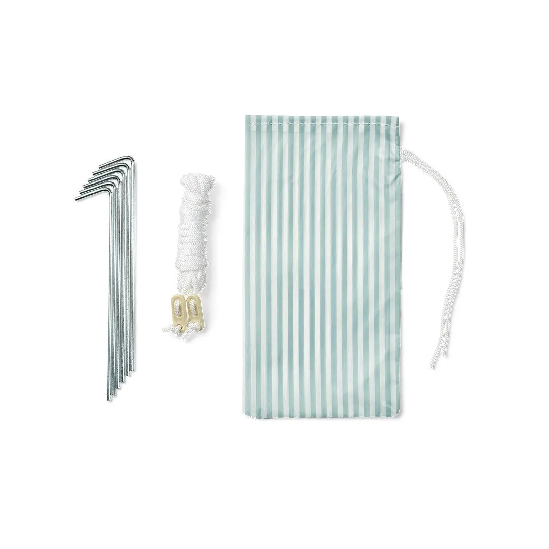 Liewood Bjork Tent - Printed Stripe Ice Blue - Creme De La Creme