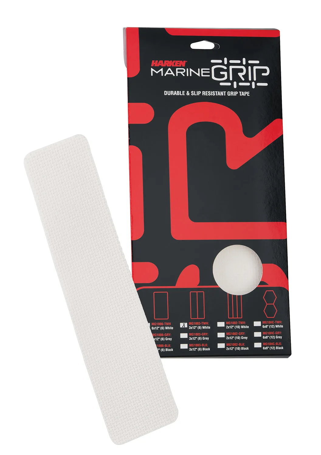 Marine Grip Panel Kit - 3" x 12" (8 pieces)