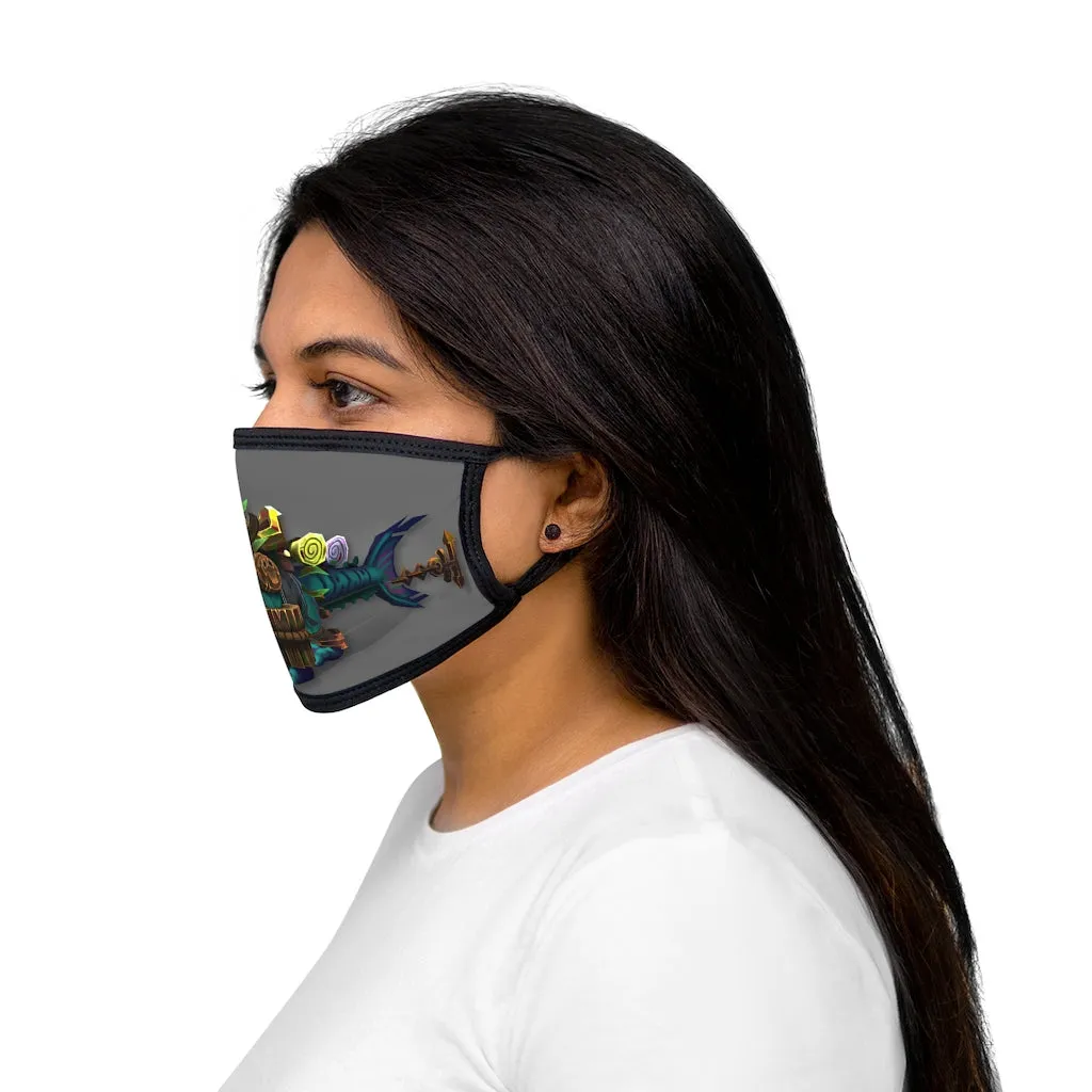 Nibblers the Misfit Shark Mixed-Fabric Face Mask