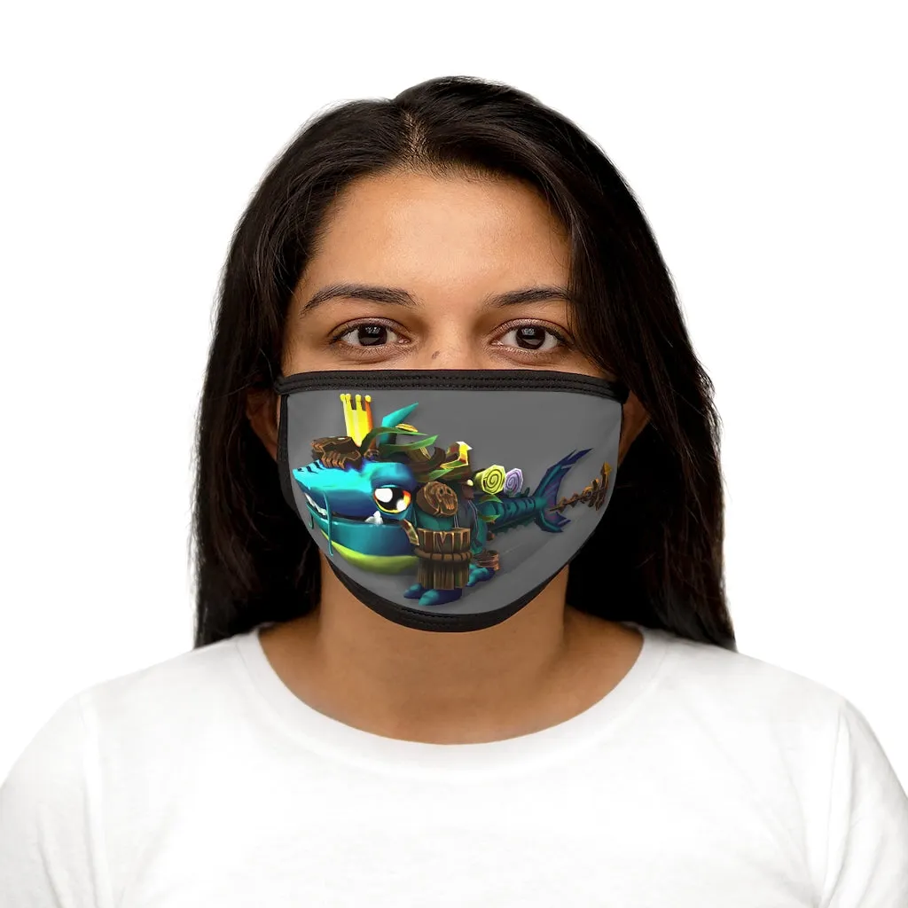 Nibblers the Misfit Shark Mixed-Fabric Face Mask