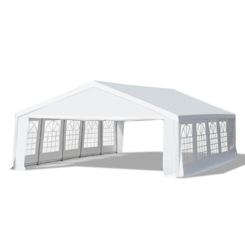 Outsunny 20' x 32' Large Outdoor Carport Canopy Party Tent - 100110-047W