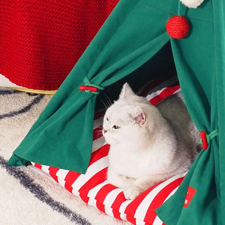 Pet TeePee Tent Dog Bed Cat Bed