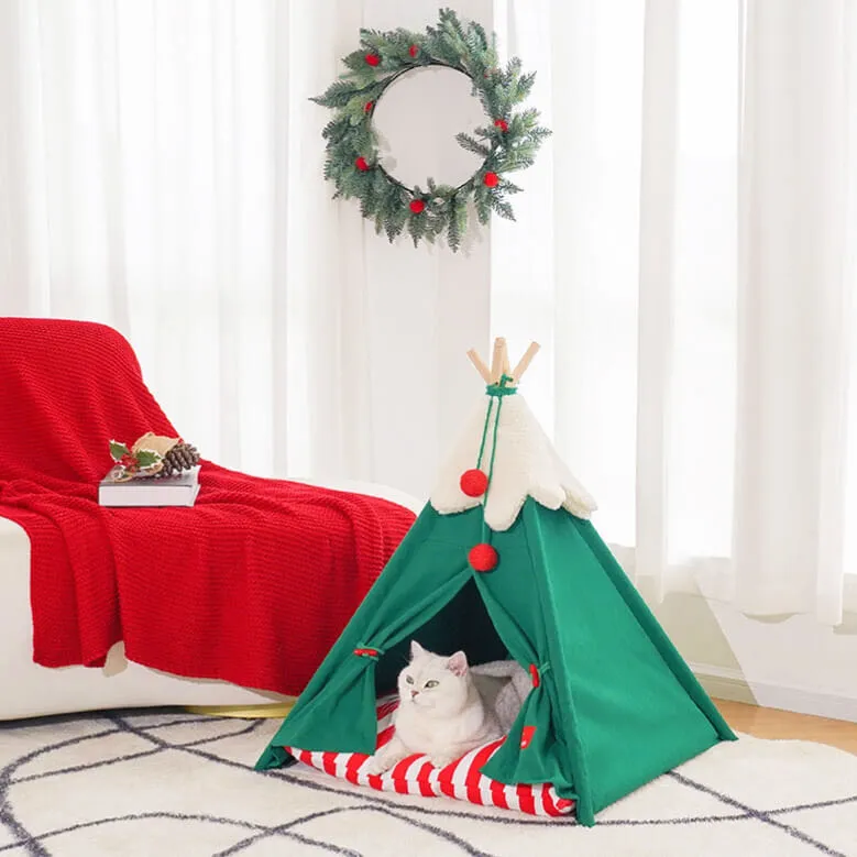 Pet TeePee Tent Dog Bed Cat Bed