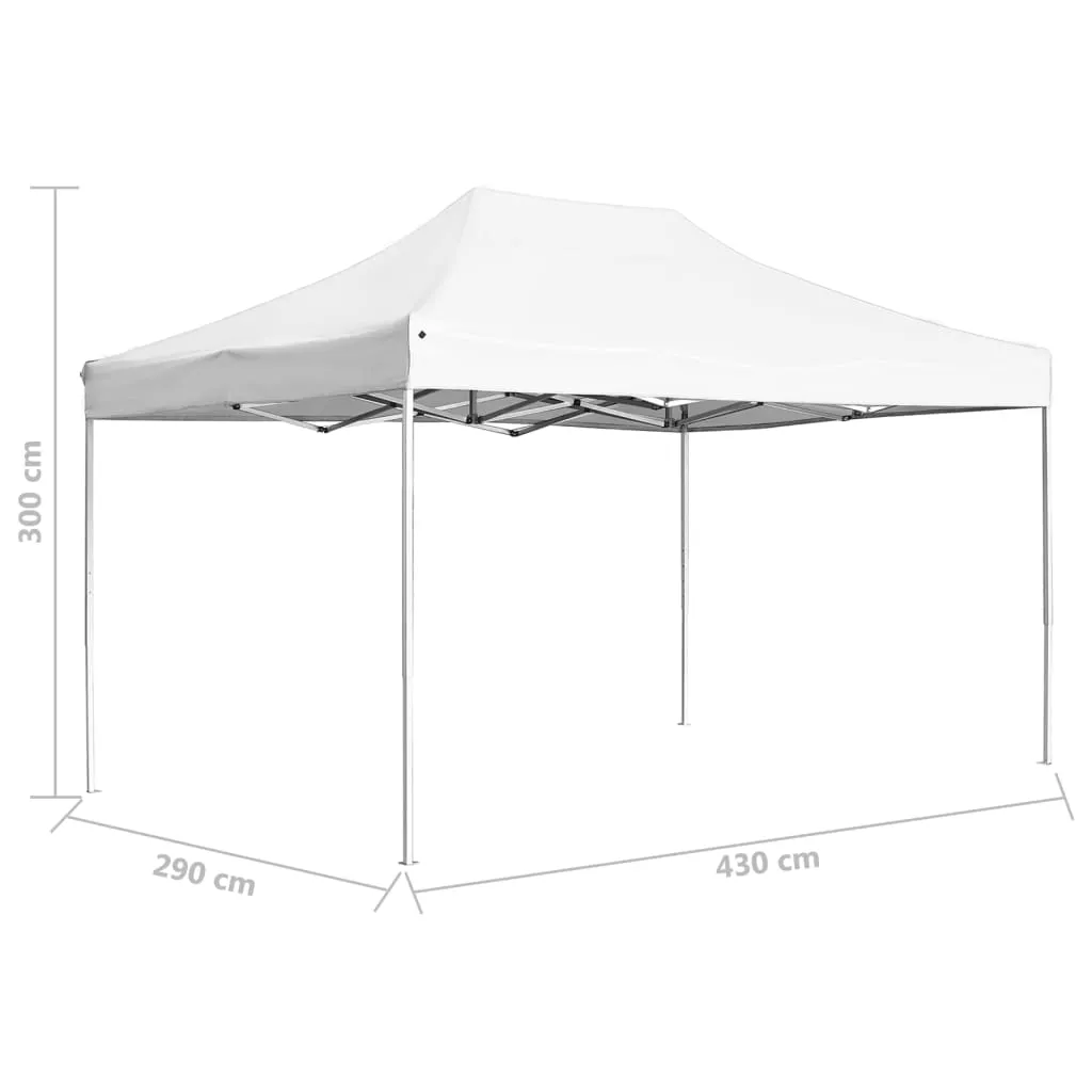 Professional Folding Party Tent Aluminium 4.5x3 m White