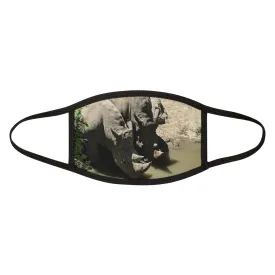 Rhinos Mixed-Fabric Face Mask