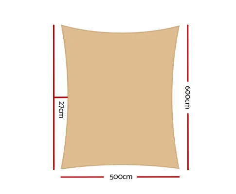 Shade Sail 5x6 mtrs - Beige