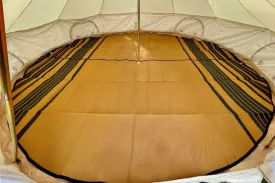 Striped Bell Tent Floor Matting Cover | 16' (5M)