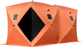 Vevor Ice Fishing Shelter 8-Person Pop-Up Portable Insulated Tent Waterproof New